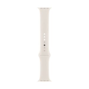 Apple -  46mm Starlight Sport Band - M/L White